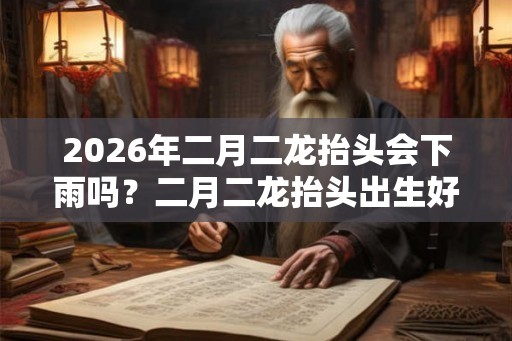2026年二月二龙抬头会下雨吗？二月二龙抬头出生好不好？