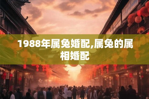 1988年属兔婚配,属兔的属相婚配