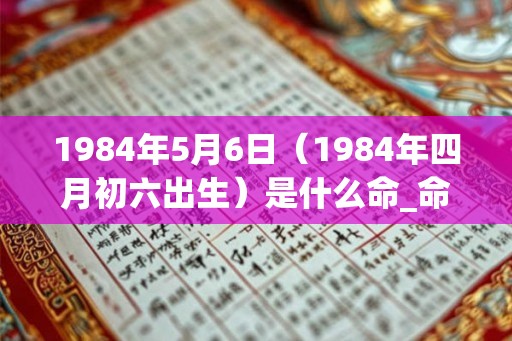 1984年5月6日（1984年四月初六出生）是什么命_命运如何