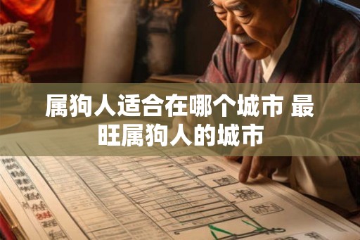 属狗人适合在哪个城市 最旺属狗人的城市
