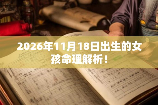 2026年11月18日出生的女孩命理解析！