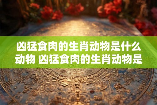 凶猛食肉的生肖动物是什么动物 凶猛食肉的生肖动物是什么动物呢
