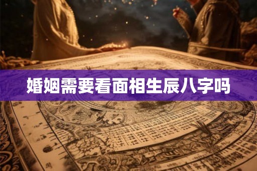 婚姻需要看面相生辰八字吗