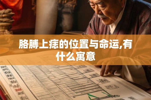 胳膊上痣的位置与命运,有什么寓意