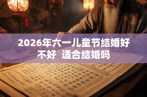 2026年六一儿童节结婚好不好  适合结婚吗
