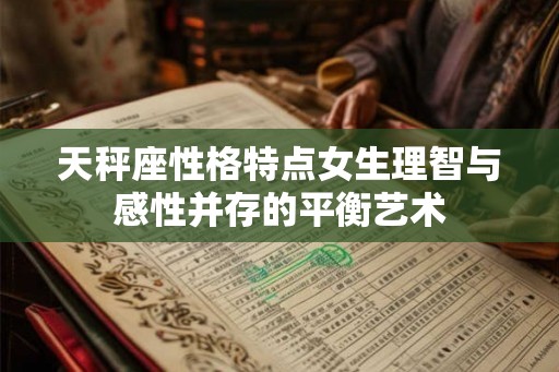天秤座性格特点女生理智与感性并存的平衡艺术