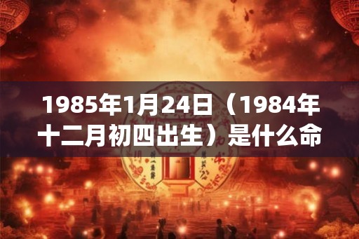 1985年1月24日（1984年十二月初四出生）是什么命_命运如何