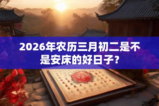 2026年农历三月初二是不是安床的好日子？