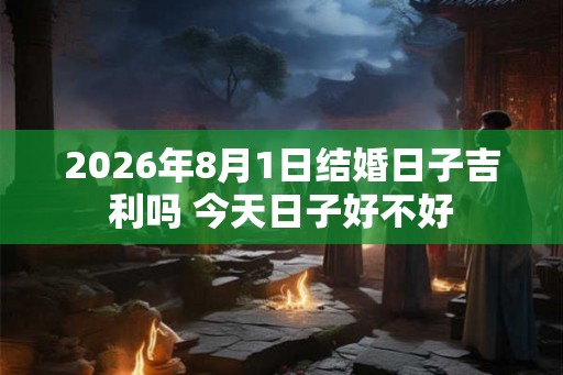 2026年8月1日结婚日子吉利吗 今天日子好不好