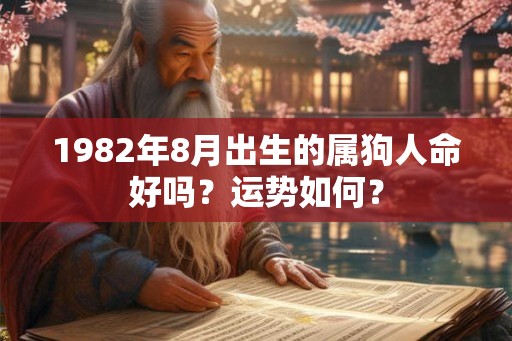 1982年8月出生的属狗人命好吗？运势如何？
