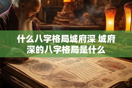什么八字格局城府深 城府深的八字格局是什么