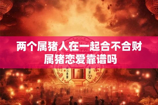 两个属猪人在一起合不合财 属猪恋爱靠谱吗 两个属猪人在一起合不合财 属猪恋爱靠谱吗