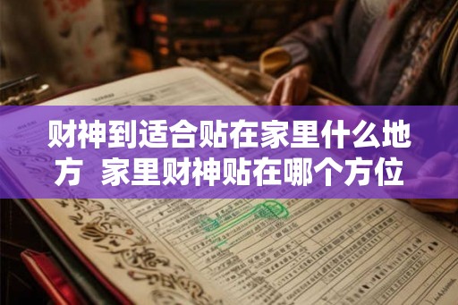 财神到适合贴在家里什么地方  家里财神贴在哪个方位好