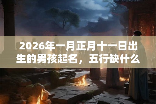 2026年一月正月十一日出生的男孩起名，五行缺什么？