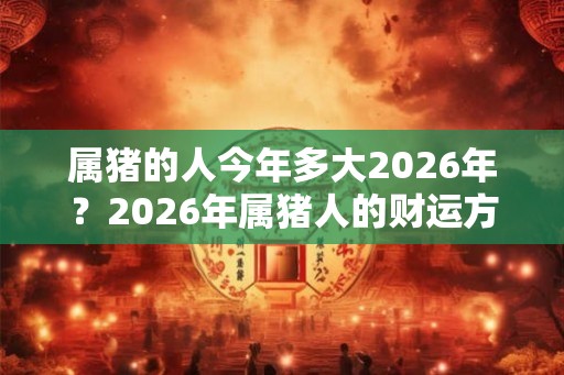 属猪的人今年多大2026年？2026年属猪人的财运方位