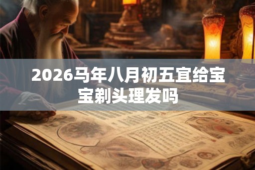 2026马年八月初五宜给宝宝剃头理发吗