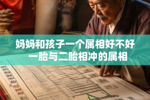 妈妈和孩子一个属相好不好  一胎与二胎相冲的属相