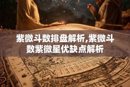 紫微斗数排盘解析,紫微斗数紫微星优缺点解析