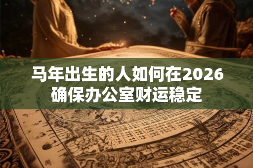 马年出生的人如何在2026确保办公室财运稳定