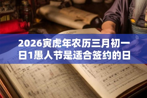 2026寅虎年农历三月初一日1愚人节是适合签约的日子吗？