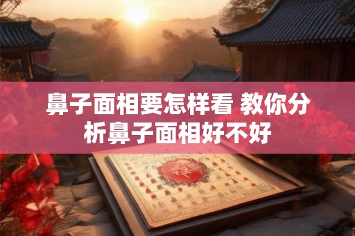 鼻子面相要怎样看 教你分析鼻子面相好不好 鼻子面相要怎样看 教你分析鼻子面相好不好