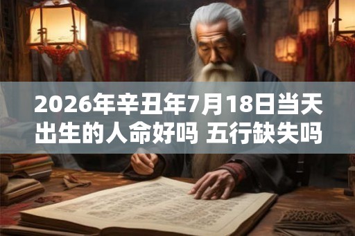 2026年辛丑年7月18日当天出生的人命好吗 五行缺失吗