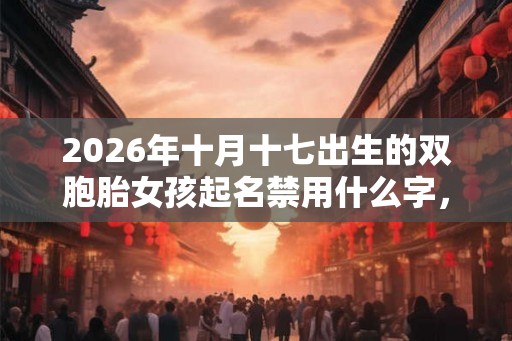 2026年十月十七出生的双胞胎女孩起名禁用什么字,五行属什么 2026年十月十七出生的双胞胎女孩起名禁用什么字,五行属什么