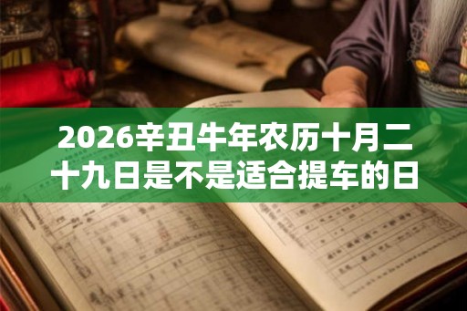 2026辛丑牛年农历十月二十九日是不是适合提车的日子? 2026辛丑牛年农历十月二十九日是不是适合提车的日子?