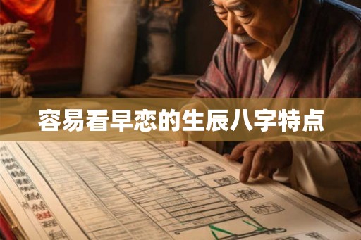 容易看早恋的生辰八字特点 容易看早恋的生辰八字特点