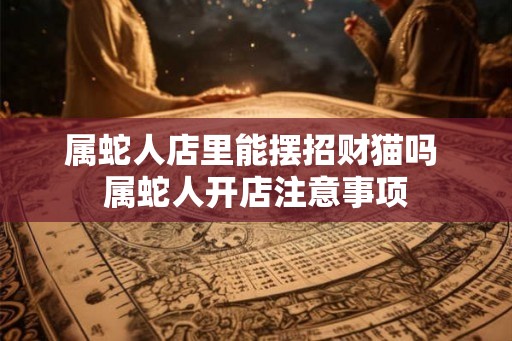 属蛇人店里能摆招财猫吗 属蛇人开店注意事项