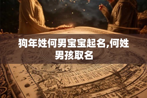狗年姓何男宝宝起名,何姓男孩取名