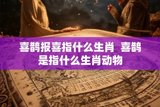 喜鹊报喜指什么生肖  喜鹊是指什么生肖动物