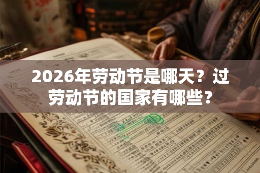 2026年劳动节是哪天？过劳动节的国家有哪些？