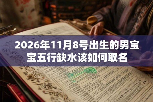 2026年11月8号出生的男宝宝五行缺水该如何取名