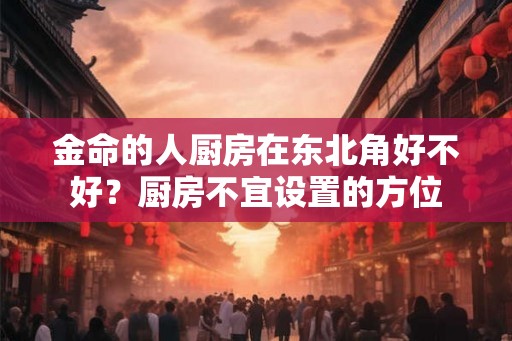 金命的人厨房在东北角好不好？厨房不宜设置的方位
