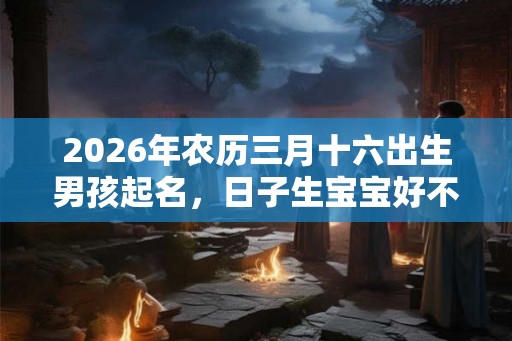 2026年农历三月十六出生男孩起名，日子生宝宝好不好？