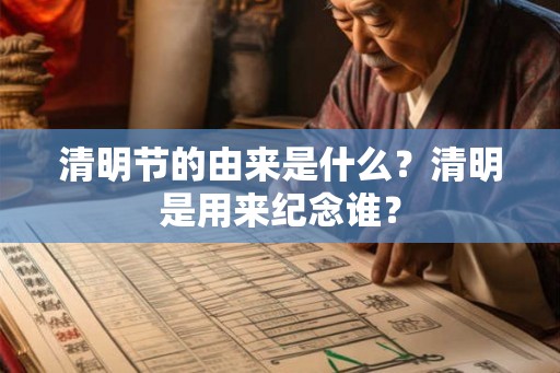 清明节的由来是什么？清明是用来纪念谁？