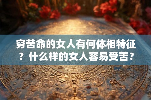 穷苦命的女人有何体相特征？什么样的女人容易受苦？