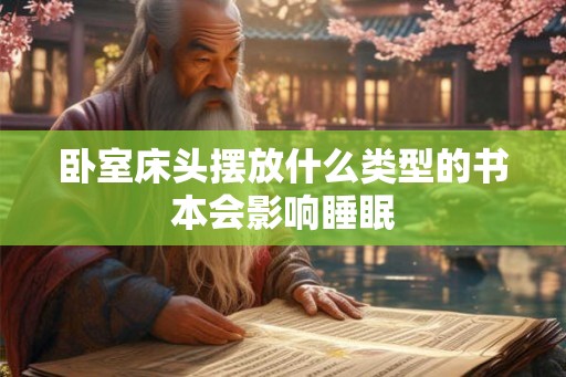 卧室床头摆放什么类型的书本会影响睡眠