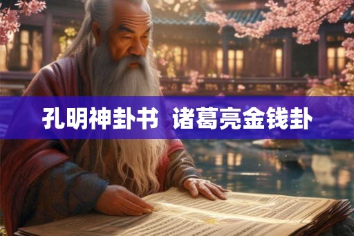 孔明神卦书  诸葛亮金钱卦