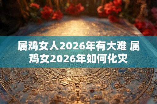 属鸡女人2026年有大难 属鸡女2026年如何化灾 属鸡女人2026年有大难 属鸡女2026年如何化灾