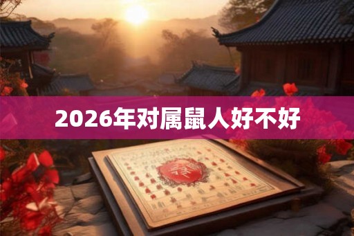2026年对属鼠人好不好