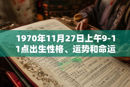 1970年11月27日上午9-11点出生性格、运势和命运