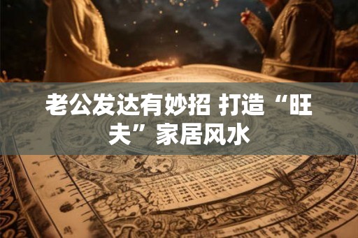老公发达有妙招 打造“旺夫”家居风水