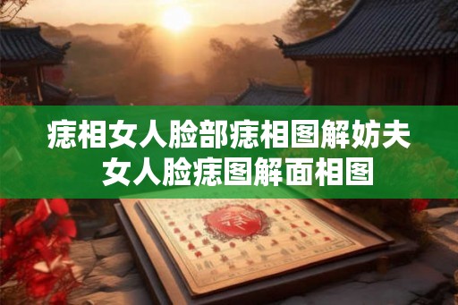 痣相女人脸部痣相图解妨夫  女人脸痣图解面相图
