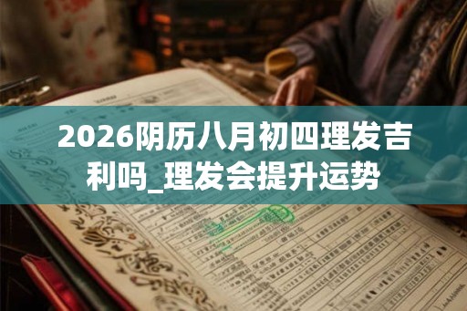 2026阴历八月初四理发吉利吗_理发会提升运势