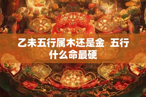 乙未五行属木还是金  五行什么命最硬