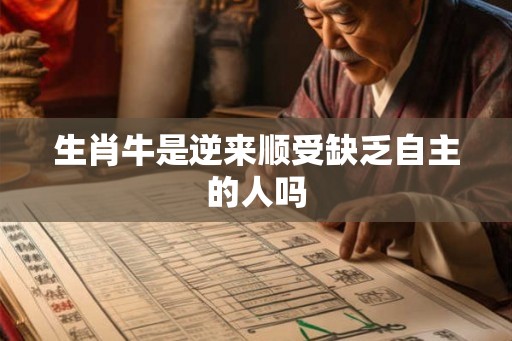 生肖牛是逆来顺受缺乏自主的人吗