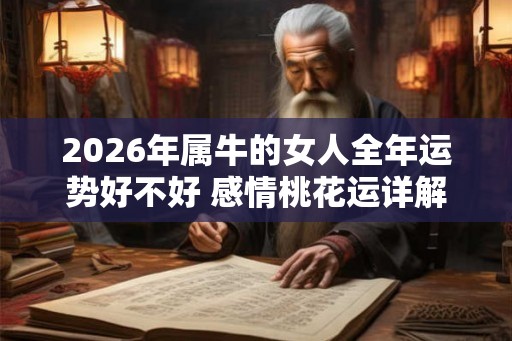 2026年属牛的女人全年运势好不好 感情桃花运详解 2026年属牛的女人全年运势好不好 感情桃花运详解