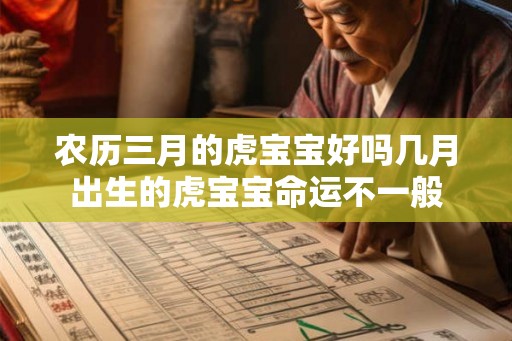 农历三月的虎宝宝好吗几月出生的虎宝宝命运不一般